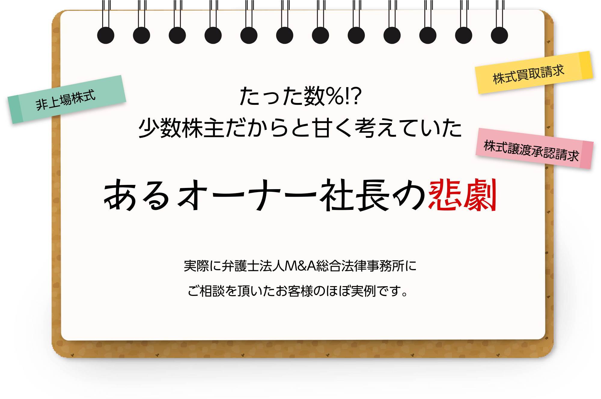 たった数%!?少数株主だからと甘く考えていたあるオーナー社長の悲劇